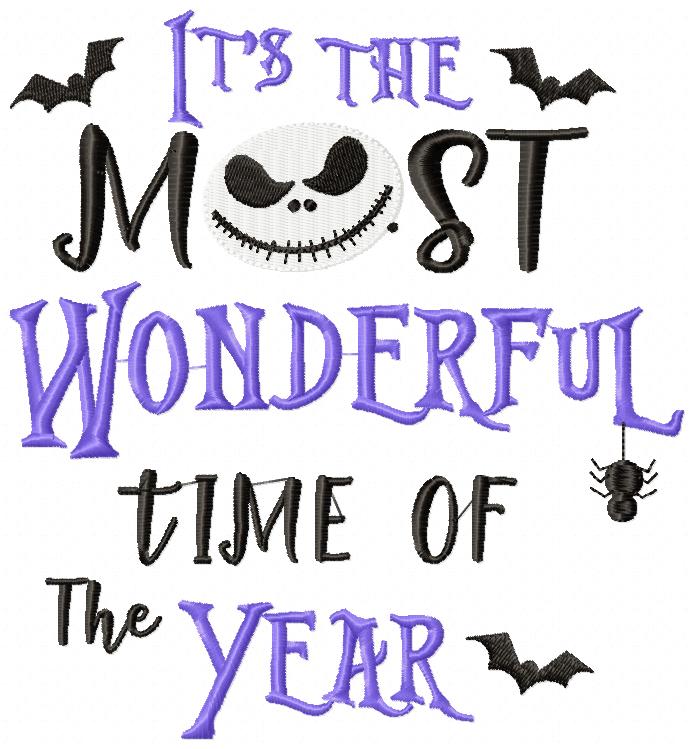 It's The Most Wonderful Time Of The Year - Fill Stitch