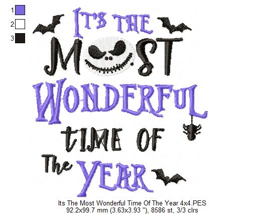 It's The Most Wonderful Time Of The Year - Fill Stitch