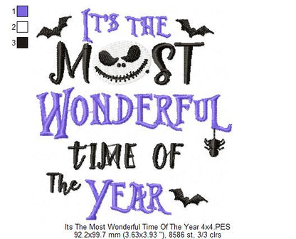 It's The Most Wonderful Time Of The Year - Fill Stitch