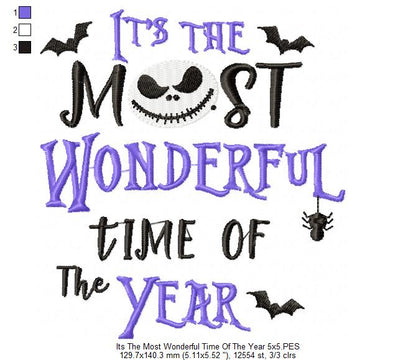 It's The Most Wonderful Time Of The Year - Fill Stitch