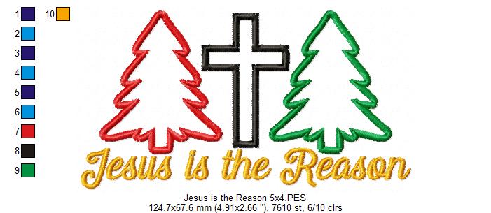 Jesus is the Reason - Applique