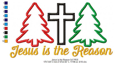 Jesus is the Reason - Applique