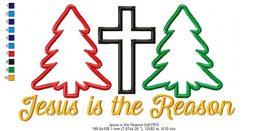 Jesus is the Reason - Applique
