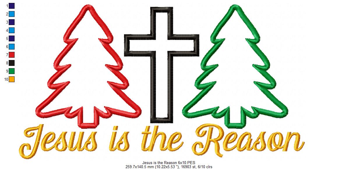 Jesus is the Reason - Applique