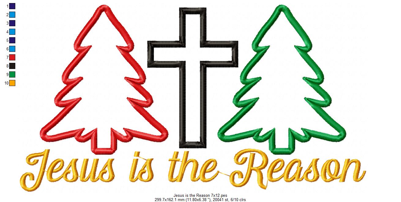 Jesus is the Reason - Applique