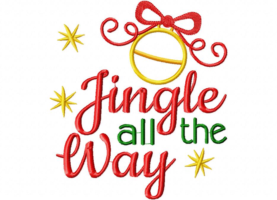 Jingle All the Way - Applique