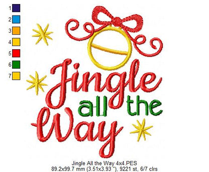 Jingle All the Way - Applique