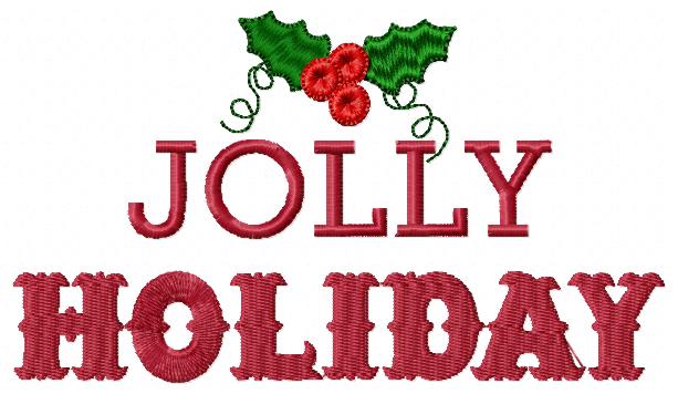 Jolly Holliday - Fill Stitch