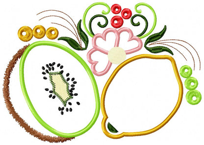 Lemon and Kiwi - Applique