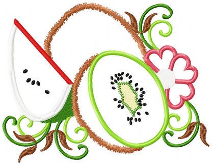 Kiwi and Watermelon - Applique