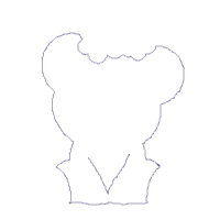 Koala Girl with Flowers - Applique