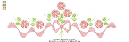 Lace and Little Flowers - Fill Stitch