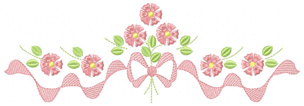Lace and Little Flowers - Fill Stitch