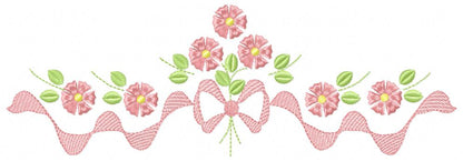 Lace and Little Flowers - Fill Stitch