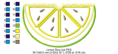 Lemon Slice lemonade - Applique