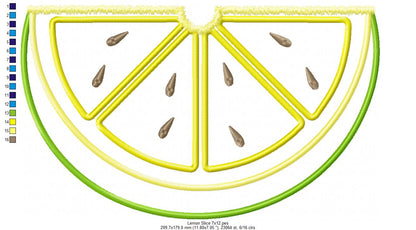 Lemon Slice lemonade - Applique