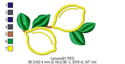 Lemons - Applique