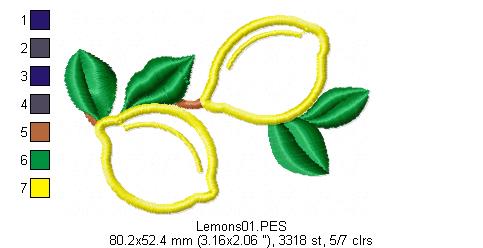 Lemons - Applique