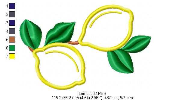 Lemons - Applique