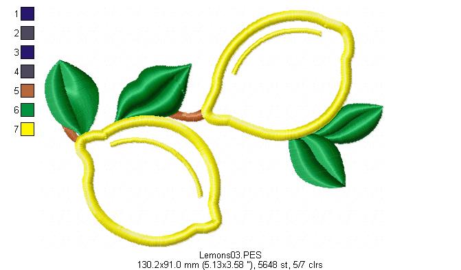 Lemons - Applique