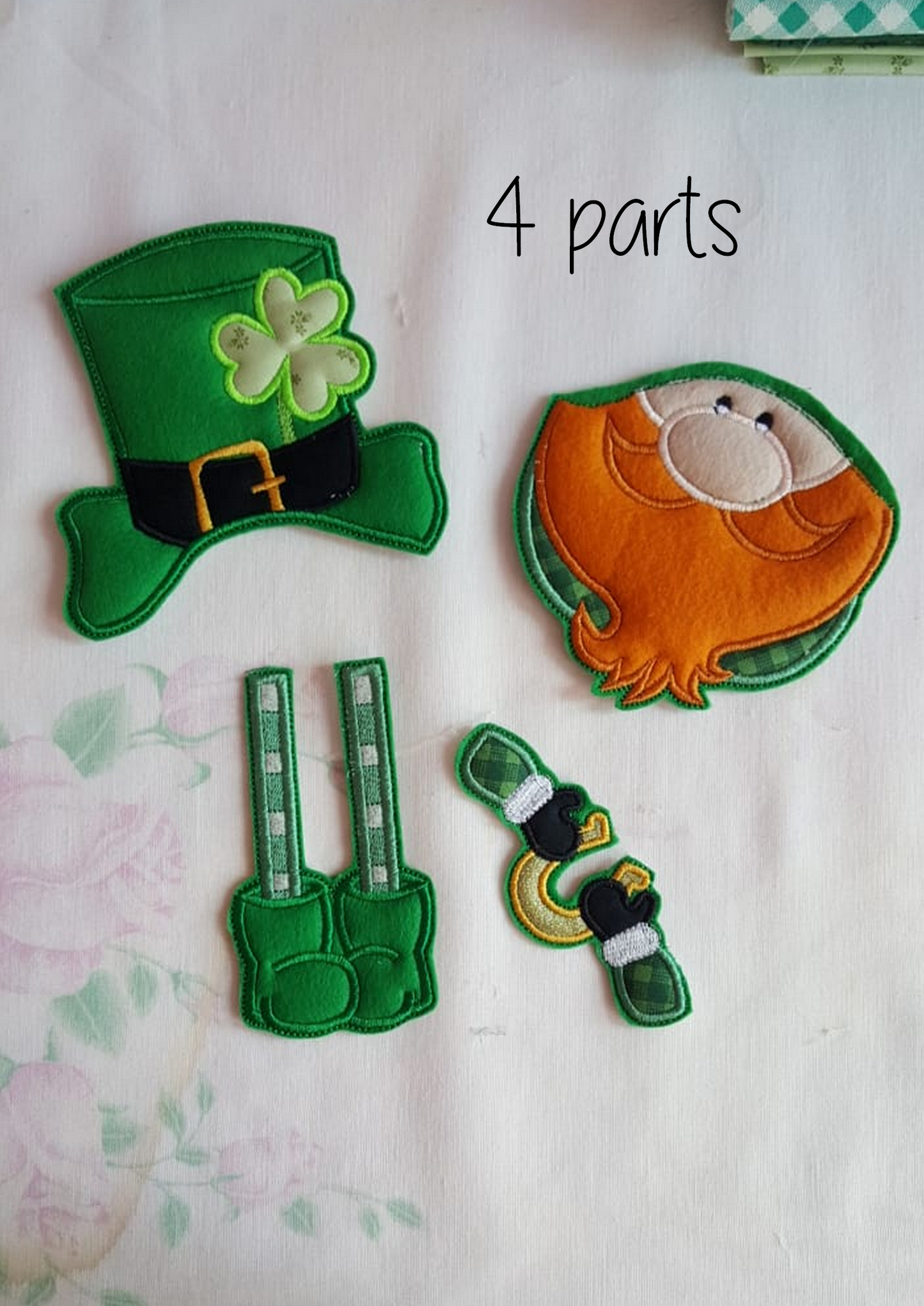 Horseshoe Gnome Ornament - ITH Project - Machine Embroidery Design