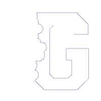 Monogram G and Flowers - Applique