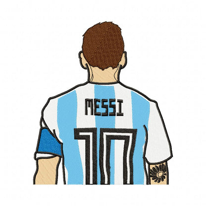 Lionel Messi - Fill Stitch