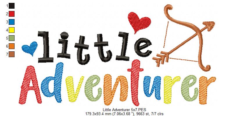 Little Adventurer - Fill Stitch