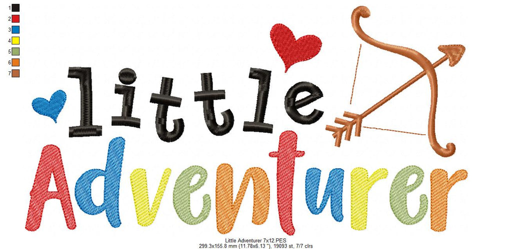 Little Adventurer - Fill Stitch