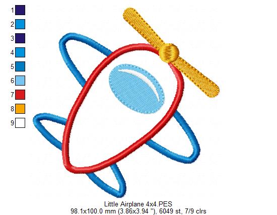 Little Airplane - Applique
