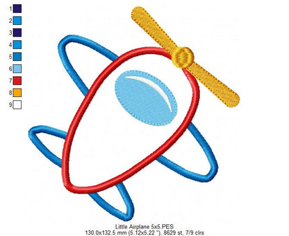 Little Airplane - Applique