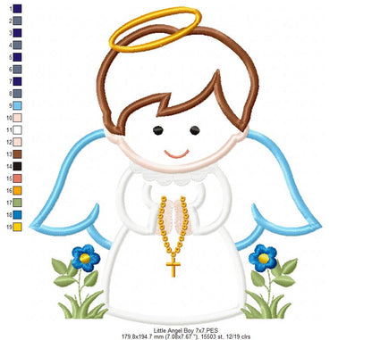 Little Angel Boy - Applique