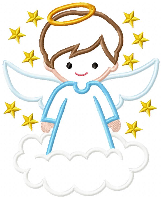 Little Angel Boy - Applique
