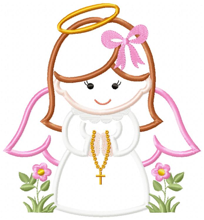 Little Angel Girl - Applique
