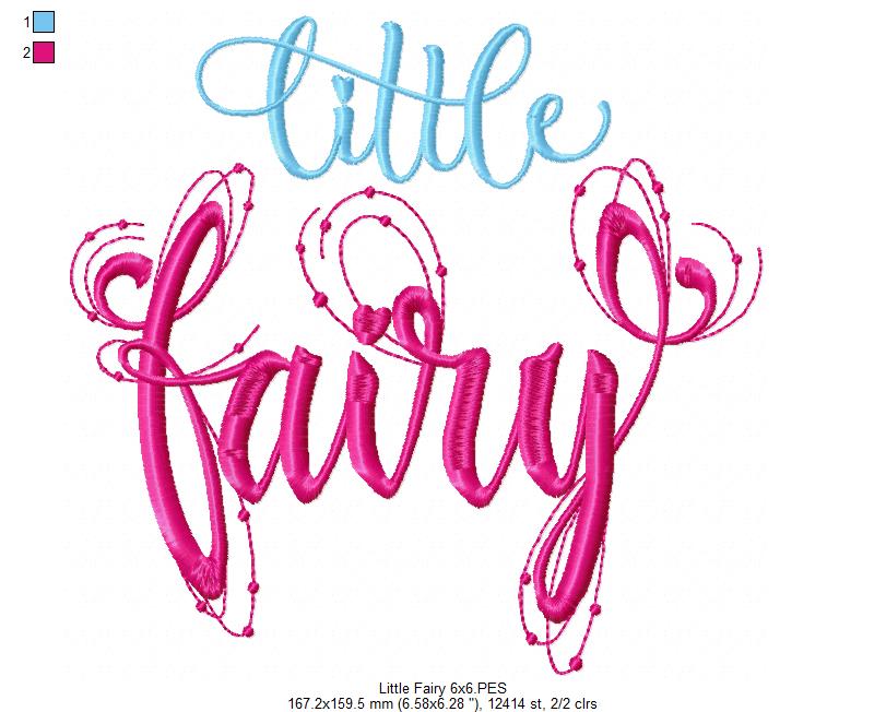 Little Fairy - Fill Stitch
