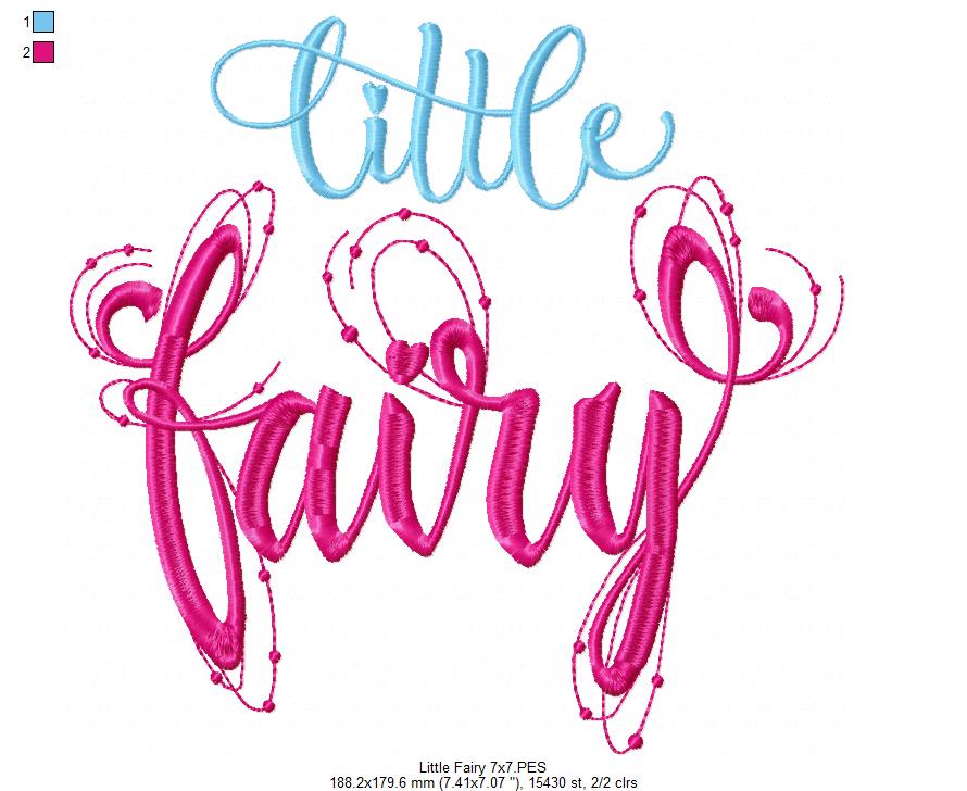 Little Fairy - Fill Stitch