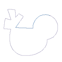 Little Farm Chicken - Applique - Machine Embroidery Design