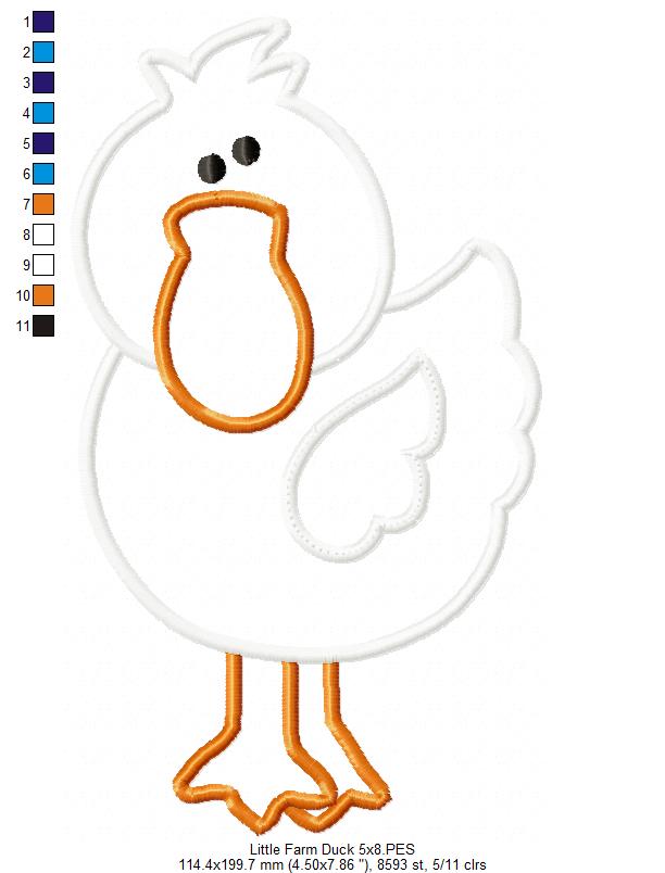 Little Farm Duck - Applique