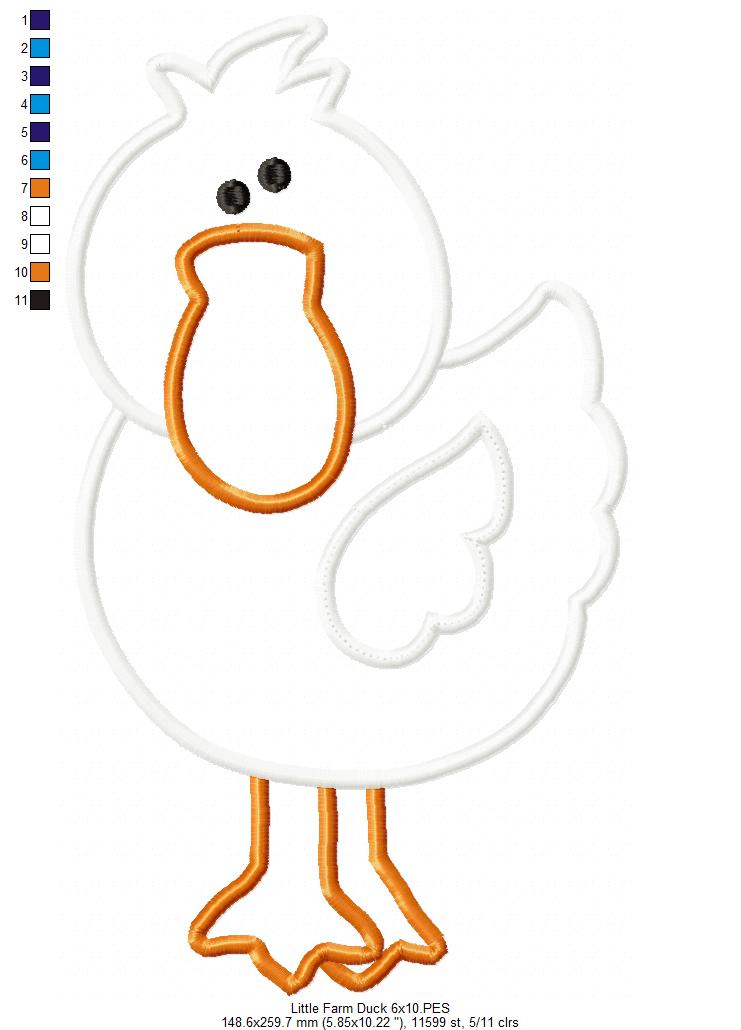 Little Farm Duck - Applique
