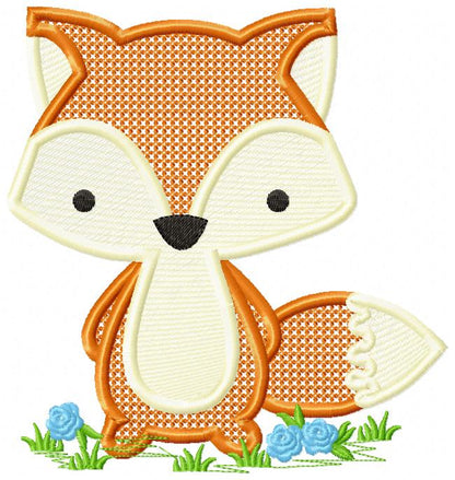 Little Fox - Appliqué – Machine Embroidery Design