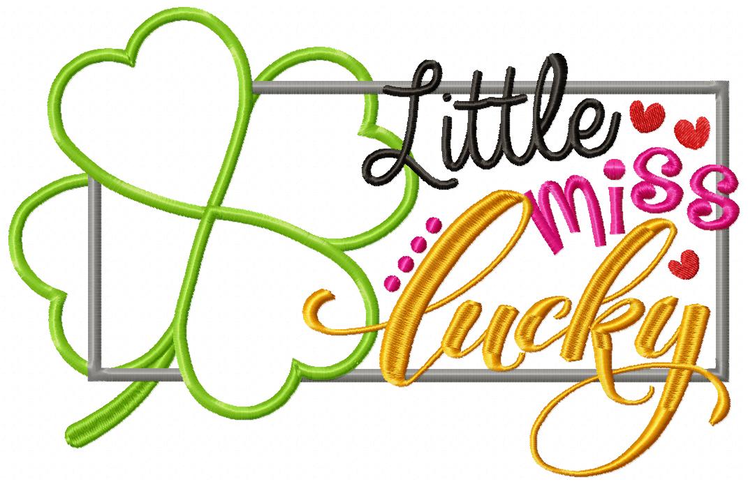 Little Miss Luck - Applique