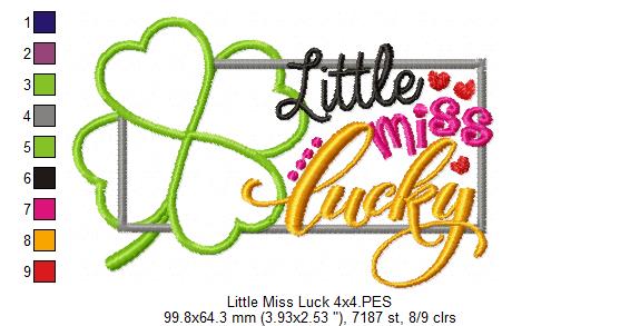 Little Miss Luck - Applique