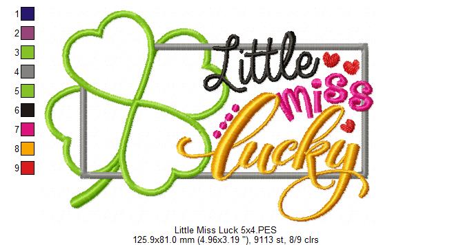 Little Miss Luck - Applique