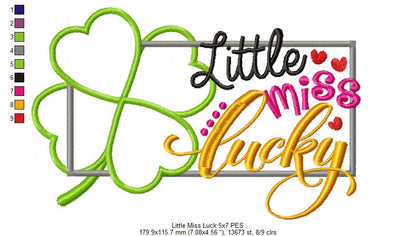 Little Miss Luck - Applique