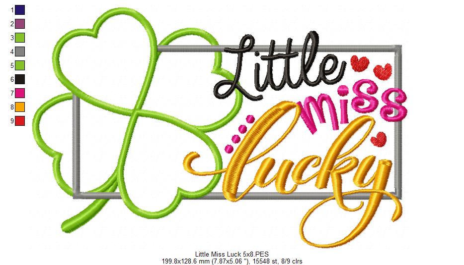 Little Miss Luck - Applique