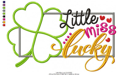 Little Miss Luck - Applique