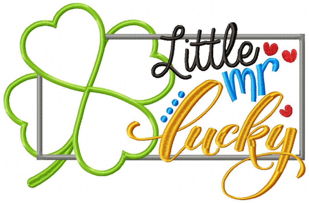 Little Mr Luck - Applique