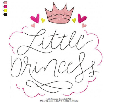 Little Princess - Fill Stitch