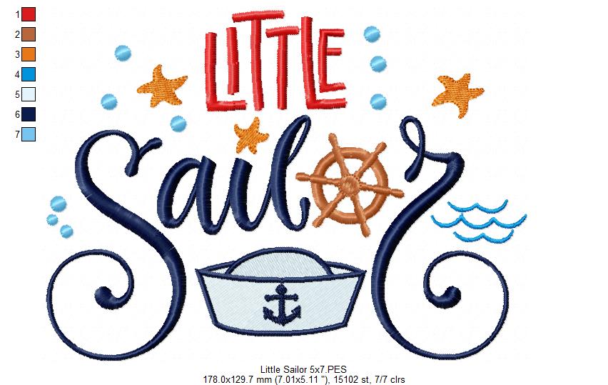 Little Sailor - Fill Stitch