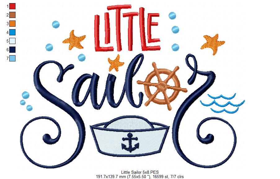 Little Sailor - Fill Stitch
